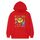 Felpa con cappuccio in pile con stampa di faccia buffa Stampa su richiesta, taglia: XXL (rosso) Felpa con cappuccio in pile con stampa di faccia buffa Stampa su richiesta, taglia: XXL (rosso)