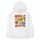 Felpa con cappuccio in pile con stampa di faccia buffa Stampa su richiesta, taglia: XXXL (bianco) Felpa con cappuccio in pile con stampa di faccia buffa Stampa su richiesta, taglia: XXXL (bianco)