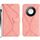 Custodia per telefono in pelle goffrata con cuciture intelligenti per Honor X9c (rosa) Custodia per telefono in pelle goffrata con cuciture intelligenti per Honor X9c (rosa)