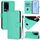 Custodia per telefono in pelle tinta unita For Honor GT Skin Feel con cordino (verde) Custodia per telefono in pelle tinta unita For Honor GT Skin Feel con cordino (verde)