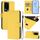 Custodia per telefono in pelle tinta unita For Honor GT Skin Feel con cordino (giallo limone) Custodia per telefono in pelle tinta unita For Honor GT Skin Feel con cordino (giallo limone)