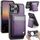 Per iPhone 12 Pro Max JEEHOOD J06 Custodia per telefono in PU con porta carte RFID MagSafe in stile britannico (viola) Per iPhone 12 Pro Max JEEHOOD J06 Custodia per telefono in PU con porta carte RFID MagSafe in stile britannico (viola)
