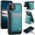 Per iPhone 12 / 12 Pro JEEHOOD J06 Custodia per telefono in PU con porta carte RFID MagSafe in stile britannico (verde) Per iPhone 12 / 12 Pro JEEHOOD J06 Custodia per telefono in PU con porta carte RFID MagSafe in stile britannico (verde)