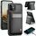 Per iPhone 12 / 12 Pro JEEHOOD J06 Custodia per telefono in PU con porta carte RFID MagSafe in stile britannico (nero) Per iPhone 12 / 12 Pro JEEHOOD J06 Custodia per telefono in PU con porta carte RFID MagSafe in stile britannico (nero)