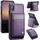Per iPhone X / XS JEEHOOD J06 British Style RFID MagSafe Card Bag PU Custodia per telefono (viola) Per iPhone X / XS JEEHOOD J06 British Style RFID MagSafe Card Bag PU Custodia per telefono (viola)