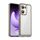 Custodia per telefono in TPU ibrida acrilica serie colorata per OPPO Reno13 Pro Global (grigio trasparente)