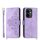 Per OPPO Reno13 F 4G / 5G Custodia in pelle con motivo floreale in rilievo (viola) Per OPPO Reno13 F 4G / 5G Custodia in pelle con motivo floreale in rilievo (viola)