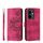 Per OPPO Reno13 F 4G / 5G Custodia in pelle con motivo floreale in rilievo (rosso vino) Per OPPO Reno13 F 4G / 5G Custodia in pelle con motivo floreale in rilievo (rosso vino)