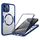 Per iPhone 15 Pro Max CD Texture MagSafe Custodia per telefono (blu)