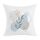 Cuscino per divano stampato con foglie fresche e stampa centrale su richiesta, dimensioni: 45x45 cm (peluche corto) Cuscino per divano stampato con foglie fresche e stampa centrale su richiesta, dimensioni: 45x45 cm (peluche corto)