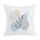 Cuscino per divano stampato con foglie fresche e stampa centrale su richiesta, dimensioni: 60x60 cm (peluche corto) Cuscino per divano stampato con foglie fresche e stampa centrale su richiesta, dimensioni: 60x60 cm (peluche corto)