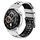 Per Huawei Watch4/4 Pro / Watch3/3 Pro Cinturino in silicone bicolore con foro a doppia fila da 22 mm (bianco nero) Per Huawei Watch4/4 Pro / Watch3/3 Pro Cinturino in silicone bicolore con foro a doppia fila da 22 mm (bianco nero)