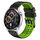 Per Huawei Watch4/4 Pro / Watch3/3 Pro Cinturino per orologio in silicone bicolore con foro a doppia fila da 22 mm (nero verde) Per Huawei Watch4/4 Pro / Watch3/3 Pro Cinturino per orologio in silicone bicolore con foro a doppia fila da 22 mm (nero verde)