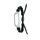 Per Xiaomi Mi Band 7 cinturino in nylon con cavo intrecciato in silicone (nero verde) Per Xiaomi Mi Band 7 cinturino in nylon con cavo intrecciato in silicone (nero verde)