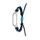 Per Xiaomi Mi Band 8 cinturino in nylon con cavo intrecciato in silicone (nero blu) Per Xiaomi Mi Band 8 cinturino in nylon con cavo intrecciato in silicone (nero blu)