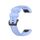 Per Garmin Epix Pro 42mm cinturino in silicone di colore puro (azzurro)