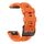 Per cinturino per orologio Garmin Instinct 2 Solar Sport in silicone di colore puro (arancione) Per cinturino per orologio Garmin Instinct 2 Solar Sport in silicone di colore puro (arancione)