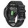 Per Garmin Instinct 2X Solar Sports cinturino in silicone bicolore (nero + grigio) Per Garmin Instinct 2X Solar Sports cinturino in silicone bicolore (nero + grigio)