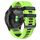 Per cinturino sportivo in silicone bicolore Garmin Enduro 2 (lime + nero)