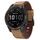 Per Garmin Epix Pro 47mm cinturino in pelle con fibbia in acciaio (marrone chiaro)
