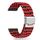 Per Huawei Watch 4/4 Pro cinturino in nylon intrecciato con fibbia in metallo (W nero rosso) Per Huawei Watch 4/4 Pro cinturino in nylon intrecciato con fibbia in metallo (W nero rosso)