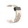 Per Huawei Watch 4/4 Pro Cinturino in silicone con chiusura magnetica (Starlight) Per Huawei Watch 4/4 Pro Cinturino in silicone con chiusura magnetica (Starlight)