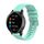 Per Huawei Watch 4/4 Pro cinturino in silicone tinta unita con motivo a punti ondulati (verde acqua) Per Huawei Watch 4/4 Pro cinturino in silicone tinta unita con motivo a punti ondulati (verde acqua)