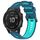 Per Garmin Fenix 6 Pro Sports cinturino in silicone bicolore (blu + verde acqua) Per Garmin Fenix 6 Pro Sports cinturino in silicone bicolore (blu + verde acqua)