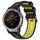 Per Garmin Fenix 5 Plus Cinturino sportivo in silicone bicolore (nero + giallo) Per Garmin Fenix 5 Plus Cinturino sportivo in silicone bicolore (nero + giallo)