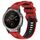 Per Garmin Fenix 5 Plus Cinturino sportivo in silicone bicolore (rosso + nero)