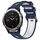 Per cinturino sportivo in silicone bicolore Garmin Fenix 5 (blu notte + bianco) Per cinturino sportivo in silicone bicolore Garmin Fenix 5 (blu notte + bianco)