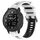 Per Garmin Instinct Crossover Sports cinturino in silicone bicolore (bianco + nero) Per Garmin Instinct Crossover Sports cinturino in silicone bicolore (bianco + nero)