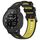 Per Garmin Instinct Crossover Sports cinturino in silicone bicolore (nero + giallo) Per Garmin Instinct Crossover Sports cinturino in silicone bicolore (nero + giallo)
