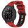 Per Garmin Instinct Crossover Sports cinturino in silicone bicolore (rosso + nero)