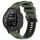 Per Garmin Instinct Crossover Sports cinturino in silicone bicolore (verde militare + nero) Per Garmin Instinct Crossover Sports cinturino in silicone bicolore (verde militare + nero)
