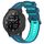 Per Garmin Instinct Crossover Sports cinturino in silicone bicolore (blu + verde acqua) Per Garmin Instinct Crossover Sports cinturino in silicone bicolore (blu + verde acqua)