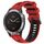 Per Garmin Fenix 6 Solar Sports cinturino in silicone bicolore (rosso + nero) Per Garmin Fenix 6 Solar Sports cinturino in silicone bicolore (rosso + nero)