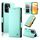 Per OPPO Reno13 F 4G / 5G Custodia per telefono in pelle smerigliata magnetica con fibbia laterale (verde menta) Per OPPO Reno13 F 4G / 5G Custodia per telefono in pelle smerigliata magnetica con fibbia laterale (verde menta)