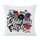 Federa per cuscino da divano con stampa graffiti, senza stampa centrale su richiesta, dimensioni: 45x45 cm (velluto granulare Twill) Federa per cuscino da divano con stampa graffiti, senza stampa centrale su richiesta, dimensioni: 45x45 cm (velluto granulare Twill)
