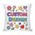 Federa per cuscino da divano con stampa di disegno di bambino, senza stampa centrale, su richiesta, dimensioni: 35x35 cm (raso brillante) Federa per cuscino da divano con stampa di disegno di bambino, senza stampa centrale, su richiesta, dimensioni: 35x35 cm (raso brillante)