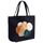 Borsa in tela stampata ad acquerello su richiesta, dimensioni: 20x30x10 cm (nero) Borsa in tela stampata ad acquerello su richiesta, dimensioni: 20x30x10 cm (nero)