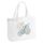 Borsa in tela stampata con foglie fresche, stampa su richiesta, dimensioni: 35x45x15 cm (bianco) Borsa in tela stampata con foglie fresche, stampa su richiesta, dimensioni: 35x45x15 cm (bianco)