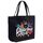 Borsa a mano in tela stampata con graffiti, stampa su richiesta, dimensioni: 20x30x10 cm (nero) Borsa a mano in tela stampata con graffiti, stampa su richiesta, dimensioni: 20x30x10 cm (nero)