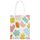 Borsa a mano in tela stampata con blocchi colorati su richiesta, dimensioni: 25x20 cm (bianco) Borsa a mano in tela stampata con blocchi colorati su richiesta, dimensioni: 25x20 cm (bianco)