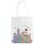 Borsa in tela stampata con castello, stampa su richiesta, dimensioni: 25x20 cm (bianco) Borsa in tela stampata con castello, stampa su richiesta, dimensioni: 25x20 cm (bianco)