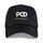 Cappellino con fibbia in acciaio in cotone e poliestere stampato POD Stampa su richiesta (nero) Cappellino con fibbia in acciaio in cotone e poliestere stampato POD Stampa su richiesta (nero)