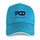 Cappellino con fibbia in acciaio in cotone e poliestere stampato POD Stampa su richiesta (blu lago)