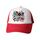 Cappello con visiera in spugna con stampa graffiti, stampa su richiesta (rosso) Cappello con visiera in spugna con stampa graffiti, stampa su richiesta (rosso)