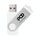 POD Colorful Metal Rotating USB 2.0 Flash Drive Stampa su richiesta, Memoria: 64 GB (Bianco) POD Colorful Metal Rotating USB 2.0 Flash Drive Stampa su richiesta, Memoria: 64 GB (Bianco)