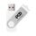 POD Colorful Metal Rotating USB 2.0 Flash Drive Stampa su richiesta, Memoria: 256 GB (Bianco) POD Colorful Metal Rotating USB 2.0 Flash Drive Stampa su richiesta, Memoria: 256 GB (Bianco)